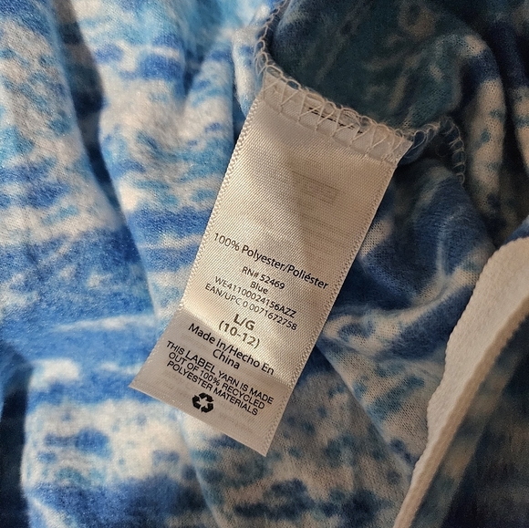 NEW Wonder Nation Blue Shark Juniors Onesie Hooded 10-12 - Picture 7 of 13